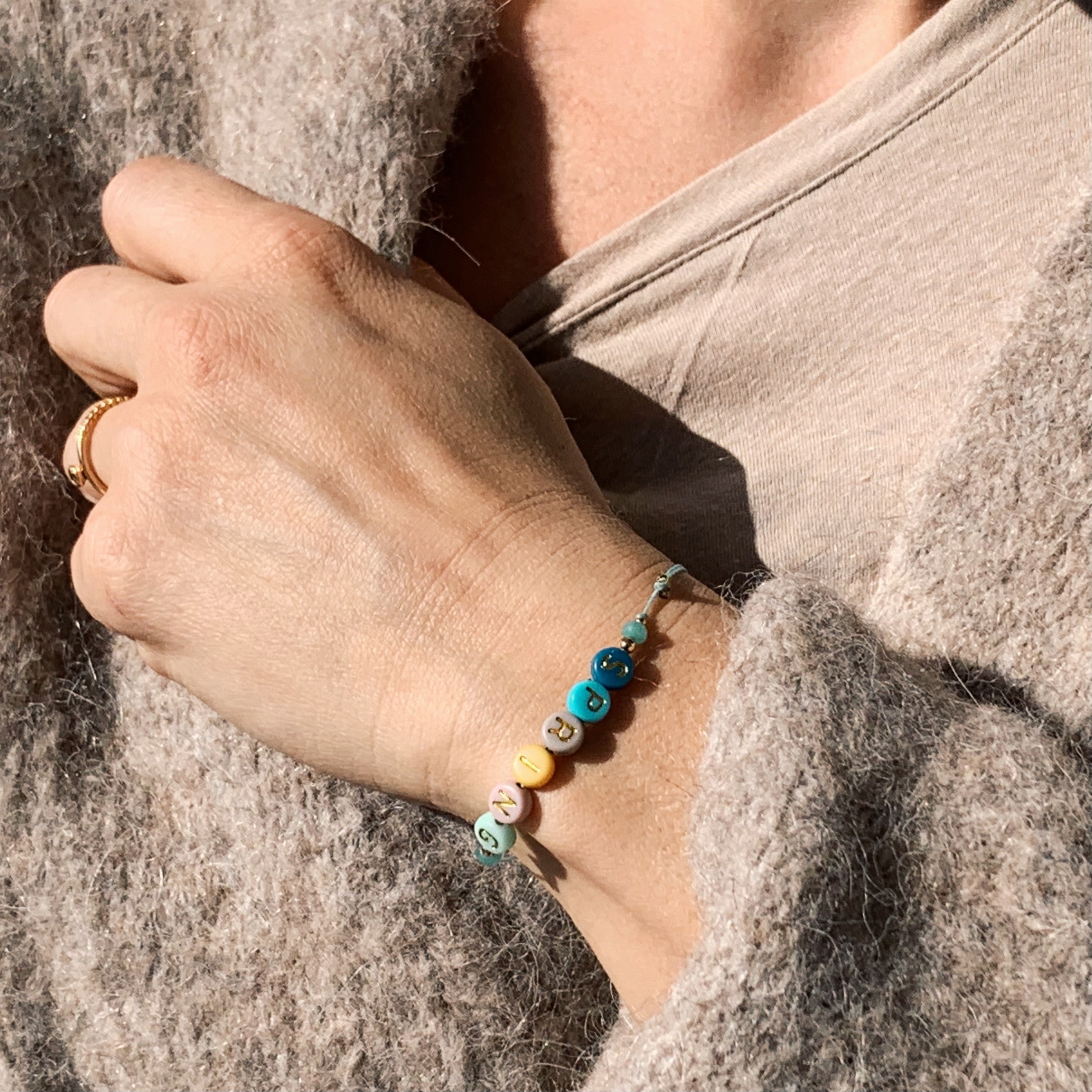 spring BLUE PASTEL bracelet